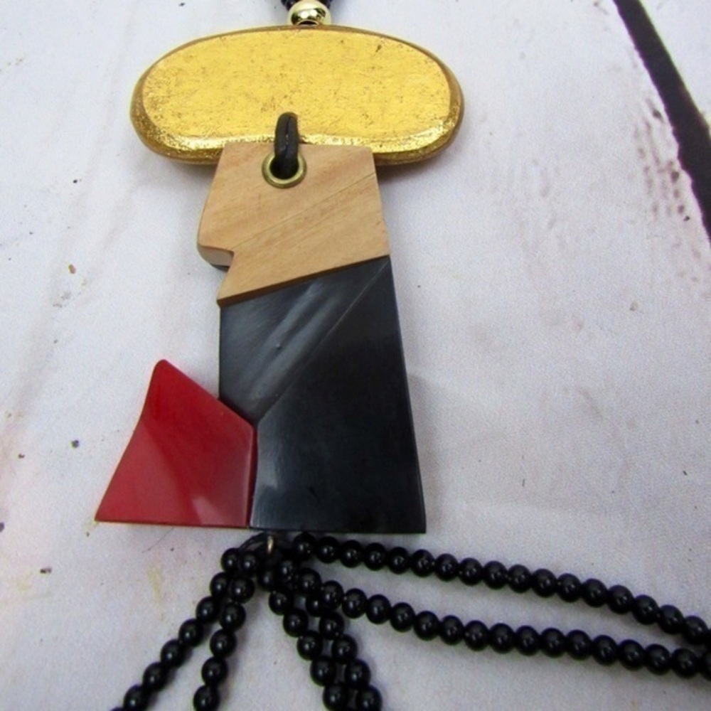 Spectacular Statement Tassels pendant necklace